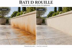 Nettoyant Trace d'Eau Ferrugineuse - BATI D ROUILLE