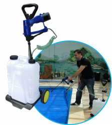 Chariot Mobile + réservoir 15L pour BATI JET'