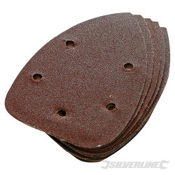 10 feuilles abrasives auto-agrippantes 140 mm Grain 60