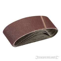 5 bandes abrasives 75 x 533 mm Grain 60