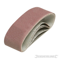 5 bandes abrasives 40 x 305 mm Grain 120