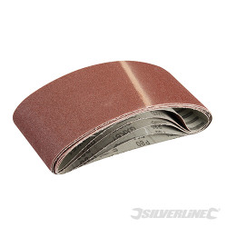 5 bandes abrasives 100 x 610 mm Grain 80