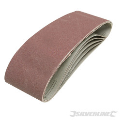 5 bandes abrasives 75 x 533 mm Grain 40