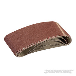 5 bandes abrasives 75 x 533 mm Grain 80