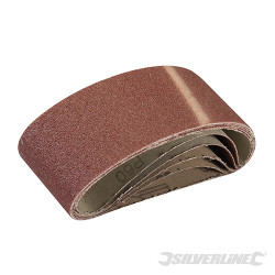 5 bandes abrasives 60 x 400 mm Grain 60