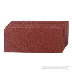 10 feuilles abrasives 93 x 230 mm Grain 60