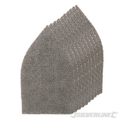 Lot de 10 triangles abrasifs treillis auto-agrippants 175 x 105 mm Grains assortis