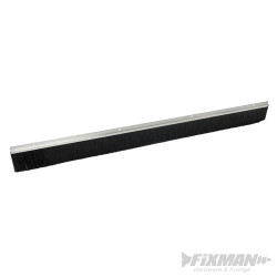 Bas de porte de garage aluminium et brosse 50 mm 2 134 mm aluminium