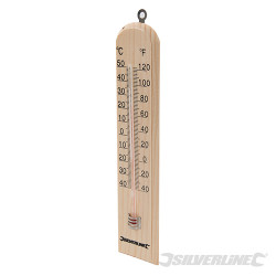 Thermomètre en bois -40 °C à +50 °C