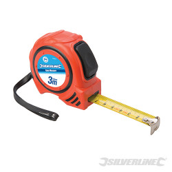 Mètre avec blocage automatique 3 m x 16 mm
