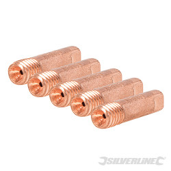 Lot de pannes à souder M6 pour fer à souder MIG - 5 pcs 0,6 mm