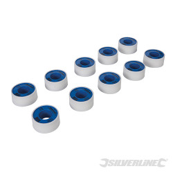 Rubans d'étanchéité PTFE blancs 10 pcs 19 mm x 12 m