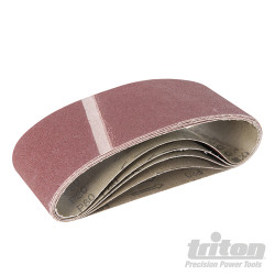 5 bandes abrasives corindon TAS80G 5 bandes abrasives corindon grain 80