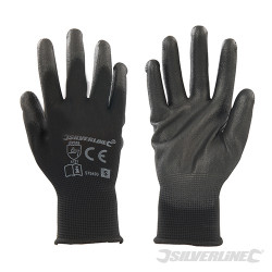 Gants paume renforcée noirs S