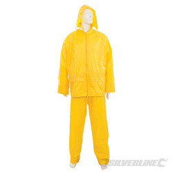 Tenue imperméable jaune, 2 pcs M 72 - 126 cm