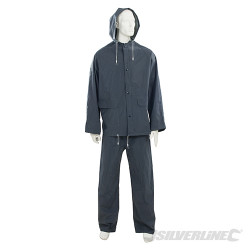 Tenue imperméable bleue, 2 pcs XL 76 - 134cm