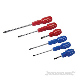 6 tournevis boule assortis 6 pcs